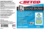 Betco Green Earth Glass Cleaner Bottle Labels, 24/Pack (5359090)