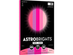 Astrobrights Colored Paper, 24 lbs., 8.5" x 11", Assorted Interstellar Pinks, 100 Sheets/Ream (91531)