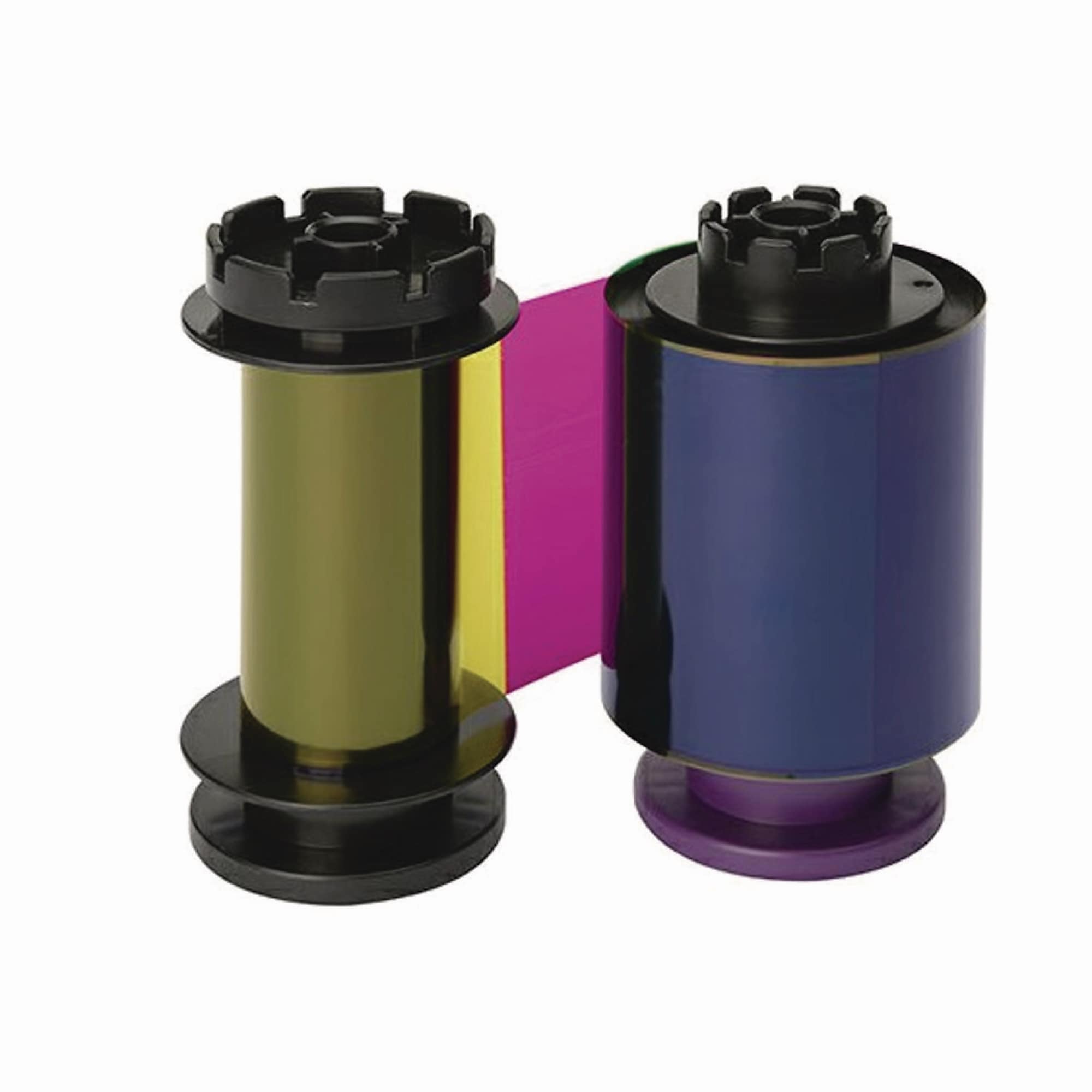 Evolis R5F208A100 YMCKO Color Ribbon, Black/Cyan/Magenta/Yellow