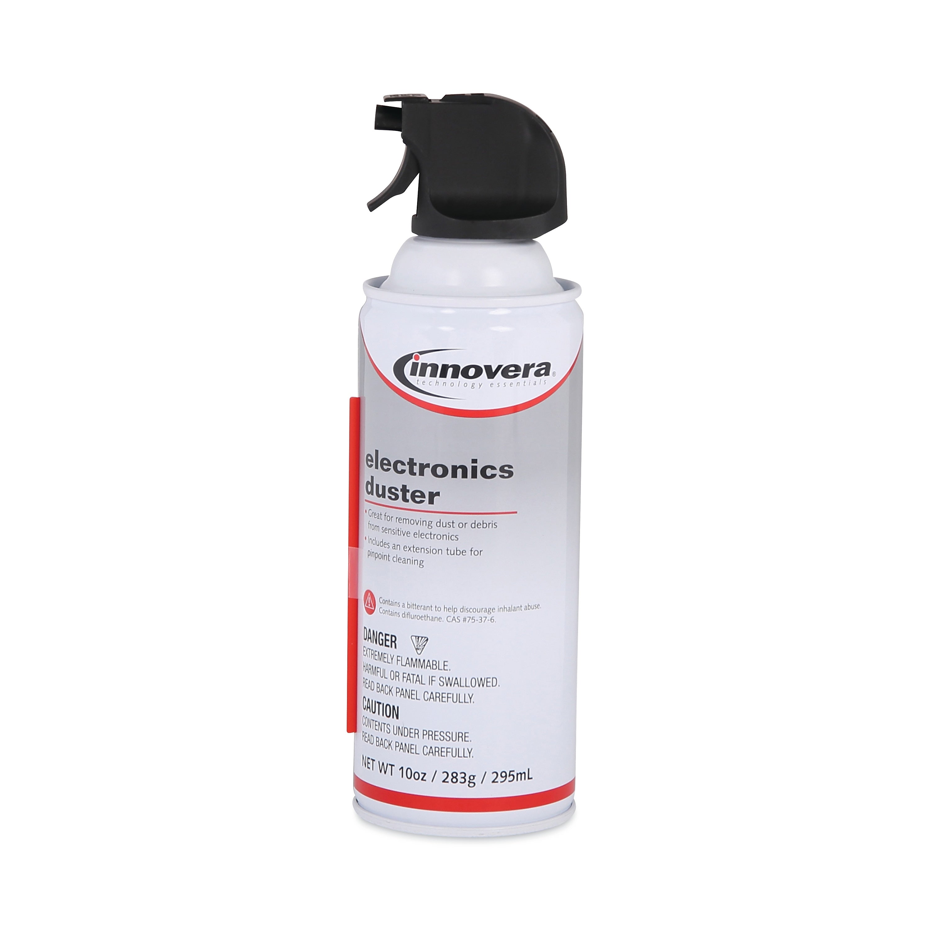 Innovera Compressed Air Duster Cleaner, 10 oz Can, 2/Pack (IVR10012)