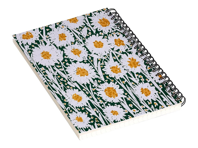 DENY Designs Daisy Pattern by Alisa Galitsyna Professional Notebooks, 5.5" x 8.25", Dotted, 40 Sheets, Multicolor (74701-NOBS01)