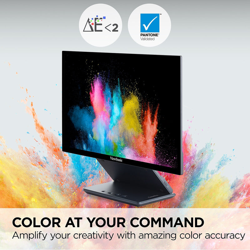 ViewSonic ColorPro 16" 75Hz LED Monitor, Black (VP1656)