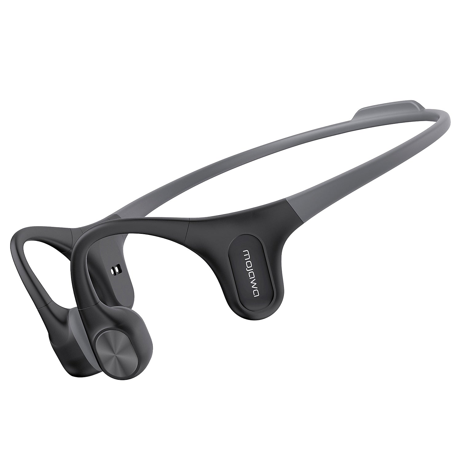Mojawa Run Air/Mojo 2 Wireless Bone-Conduction Open-Ear Waterproof Headphones, Bluetooth, Black (RA-BK-GL-01)