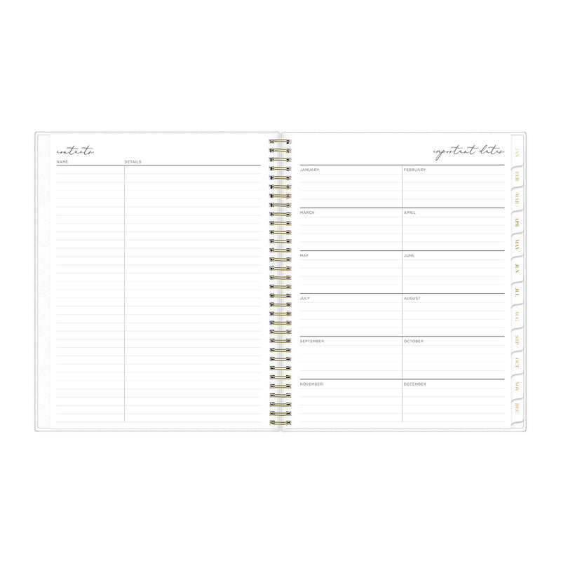 2026 Blue Sky Life Note It Leah 8.5" x 11"  Weekly & Monthly Planner, Plastic Cover, Multicolored (139479-26)