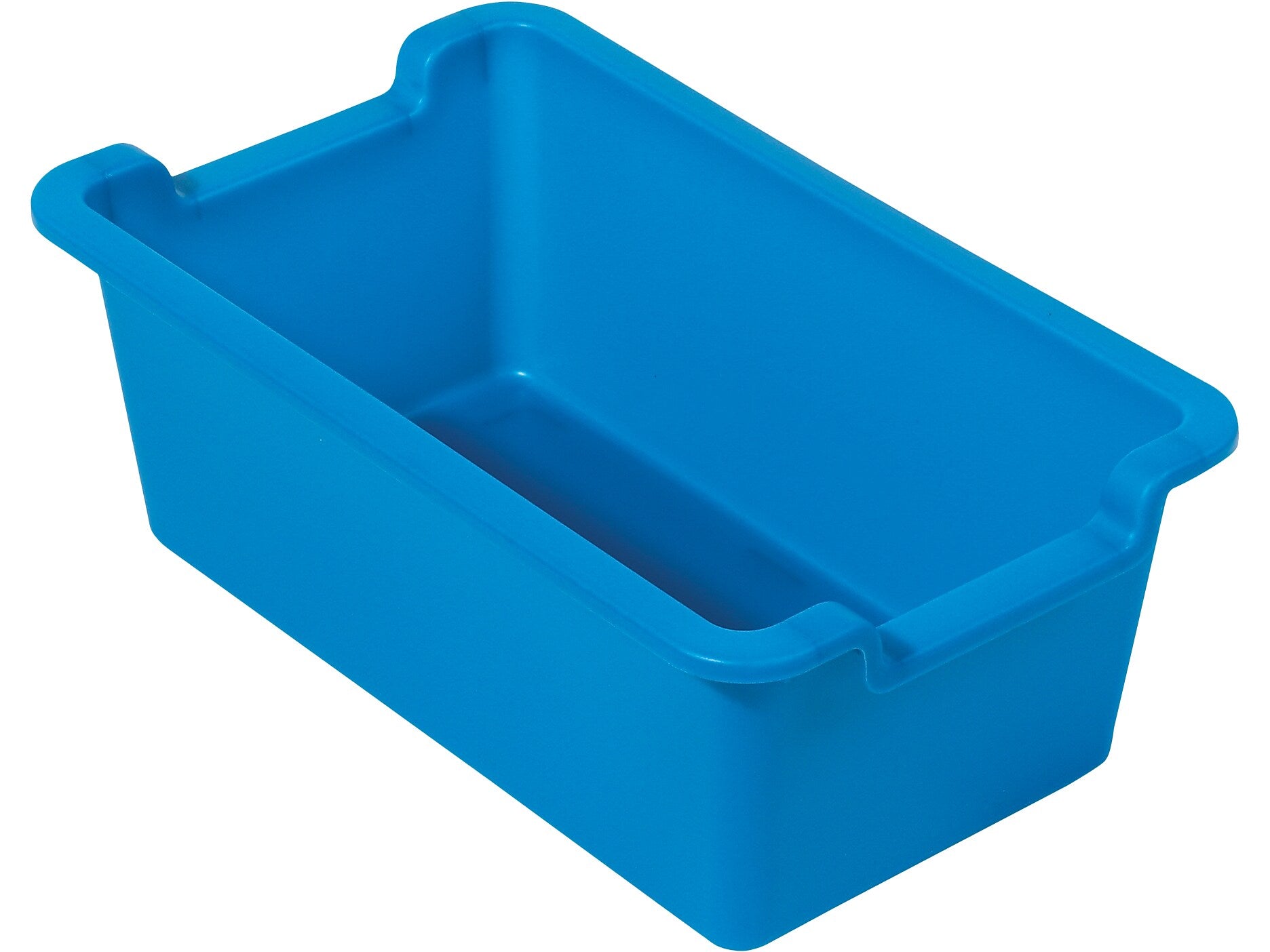 Deflect-O Polypropylene Storage Bin, 5.06" x 13.24" x 8.05", Blue (39510BLU)
