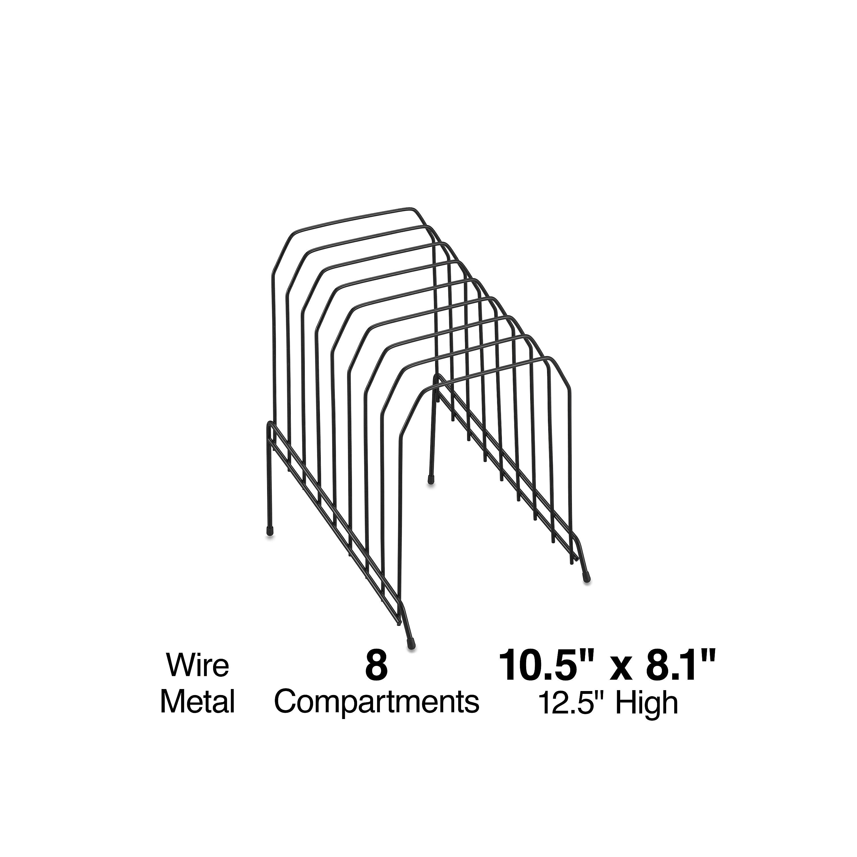 Staples Metal Incline Sorter, Black (10855)