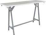 Safco Spark Teaming Table, 24" x 72", Fashion Gray (SPK7224SLFNGY)