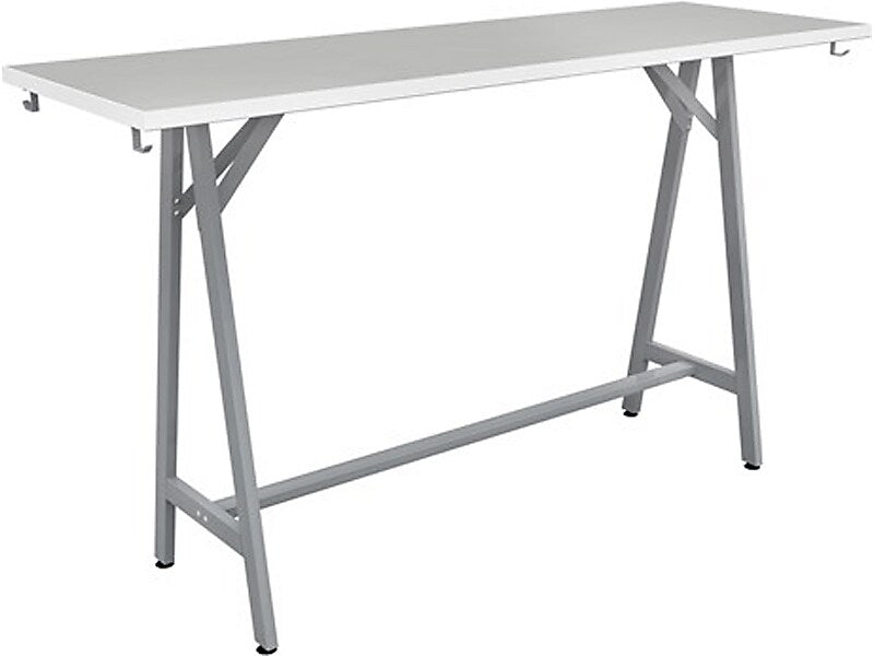Safco Spark Teaming Table, 24" x 72", Fashion Gray (SPK7224SLFNGY)