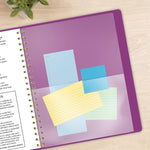 2025-2026 AT-A-GLANCE Contemporary 8.25" x 11" Academic Year Weekly & Monthly Planner, Faux Leather Cover, Purple