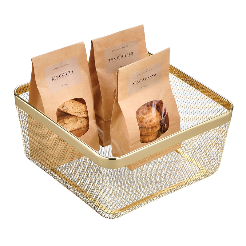 mDesign Steel Organizer, Soft Brass (25950)