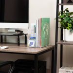 Mind Reader 3-Compartment Acrylic Desk Organizer, Clear (AMAG-CLR)