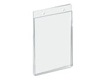 Azar Sign Holder, 4" x 6.75", Vertical, Wall Mounted, Clear, Acrylic, 10/Pack (162732)