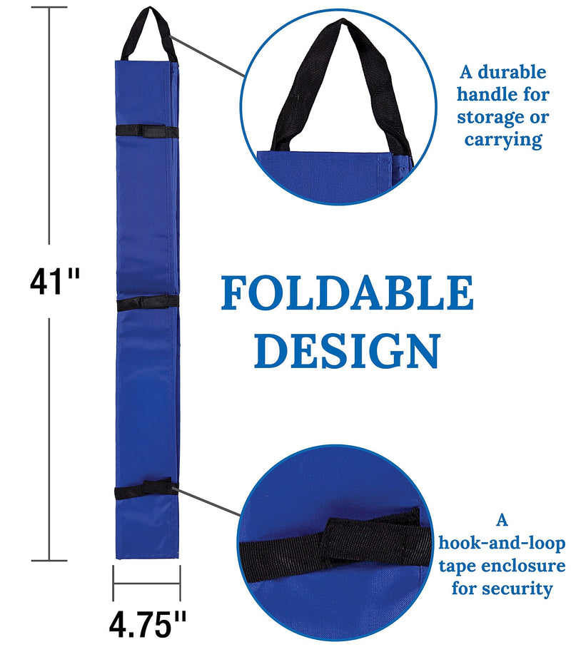Carson-Dellosa Polyester Bags, 5.40" x 1.06", Blue, Each (145385)