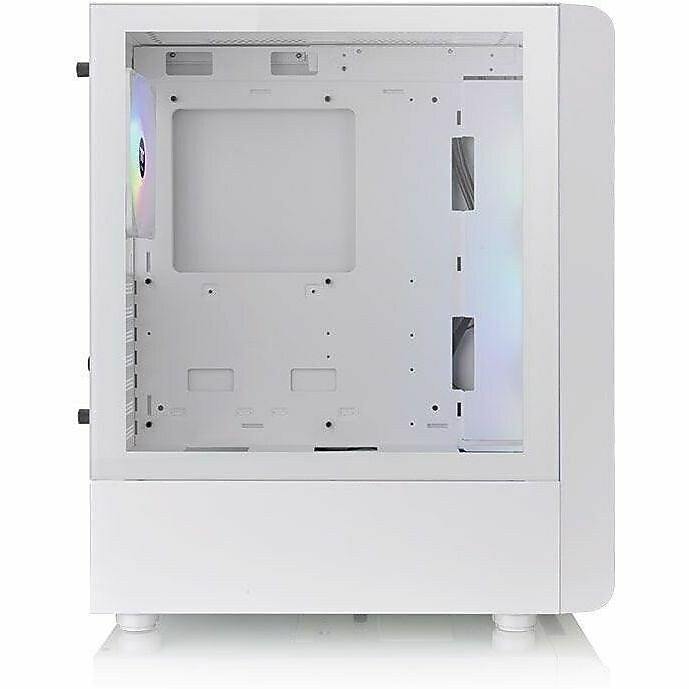 Thermaltake S200 Plus TG ARGB Mid Tower Gaming Computer Case, White (CA-1X2-00M6WN-01)