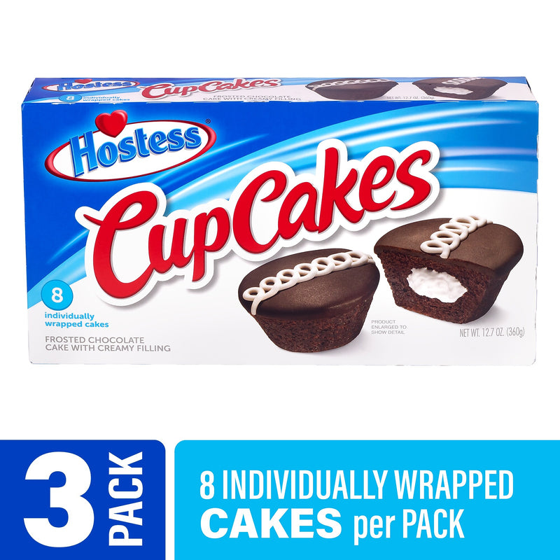 Hostess Cupcake Multi Pack, 12.7 oz, 24/Pack (600-04133)