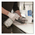GloveWorks by AMMEX Latex Disposable Gloves, Powder-Free, 4 mil, Large, Ivory, 100 Gloves/Box, 10 Boxes/Carton