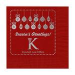 Claret Luncheon Napkin - Foil Imprint, 100/BX