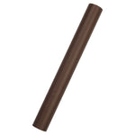JAM Paper Short Mini Roll Wrapping Paper, 26.3 sq. ft., Chocolate Brown, 2/Pack(277013527263a)