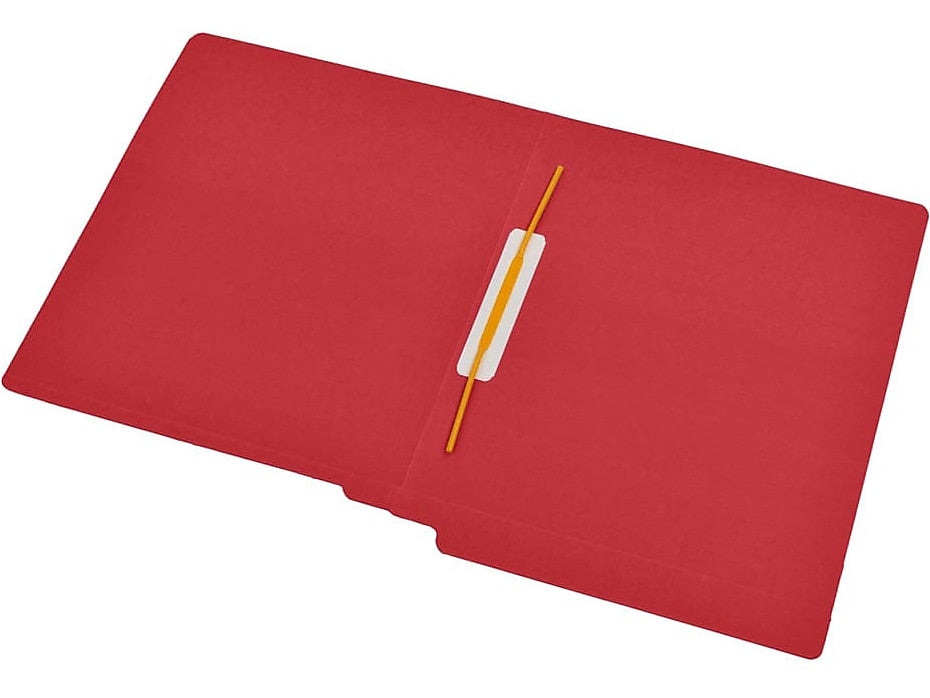 Medical Arts Press Reinforced End Tab File Folder, Straight Cut, Letter-Size, Red, 50/Box (S-09168-RED)