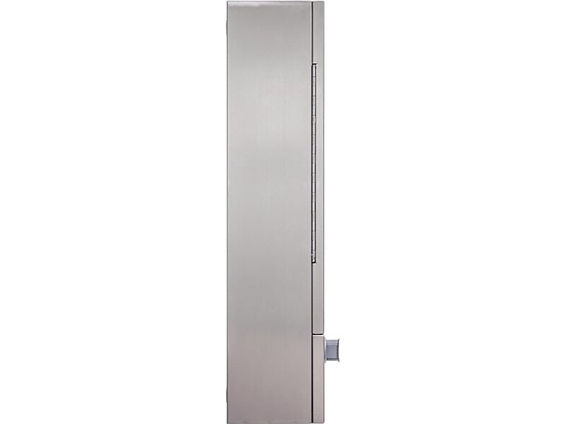 Aunt Flow Model O Stainless Steel Tampon and Pad Dispenser, Steel/White (AF-DISP-OWMS-1)