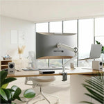 ALOGIC Glide Adjustable Single Arm, Up to 35" Monitor, White (C32GMA1)