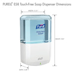 PURELL HEALTHY SOAP ES8 Automatic Wall Mounted Hand Soap Dispenser, White (7730-01)