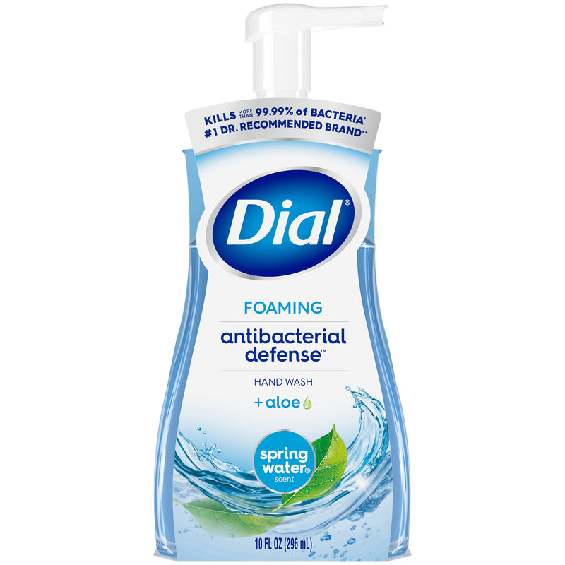 Dial Antibacterial Foaming Hand Soap, Spring Water Scent, 8/Carton (017000347394)