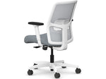 HON Ignition 2.0 Fabric/Mesh Swivel Task Chair, Basalt/Designer White (HITLMKD.Y1.A.H.IF.APX25.DW.SB.DWX)