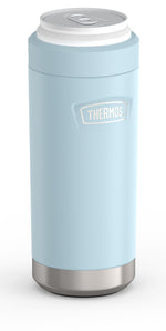 Thermos Icon Stainless Steel Vacuum Insulated Slim Can Insulator, 12 oz., Glacier (EAIS1512GC4)