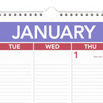 2026 AT-A-GLANCE 20" x 30" Monthly Wall Calendar, White/Purple (PM4-28-26)