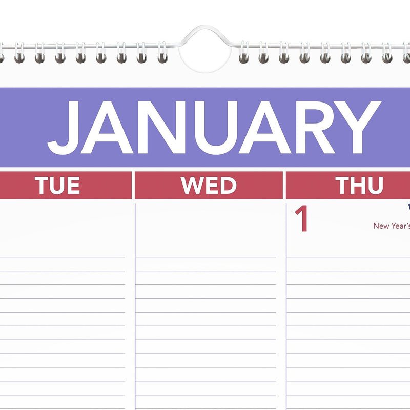 2026 AT-A-GLANCE 20" x 30" Monthly Wall Calendar, White/Purple (PM4-28-26)