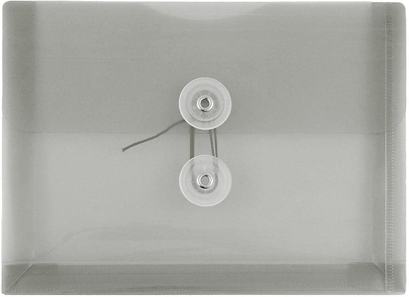 JAM Paper Premium Expanding Wallet with Button & String Closure, Other, Gray, 3/Pack (920B1smx3)