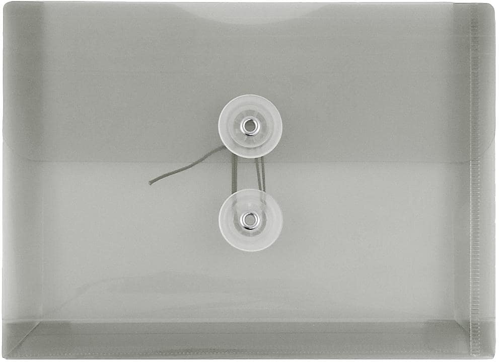 JAM Paper Premium Expanding Wallet with Button & String Closure, Other, Gray, 3/Pack (920B1smx3)