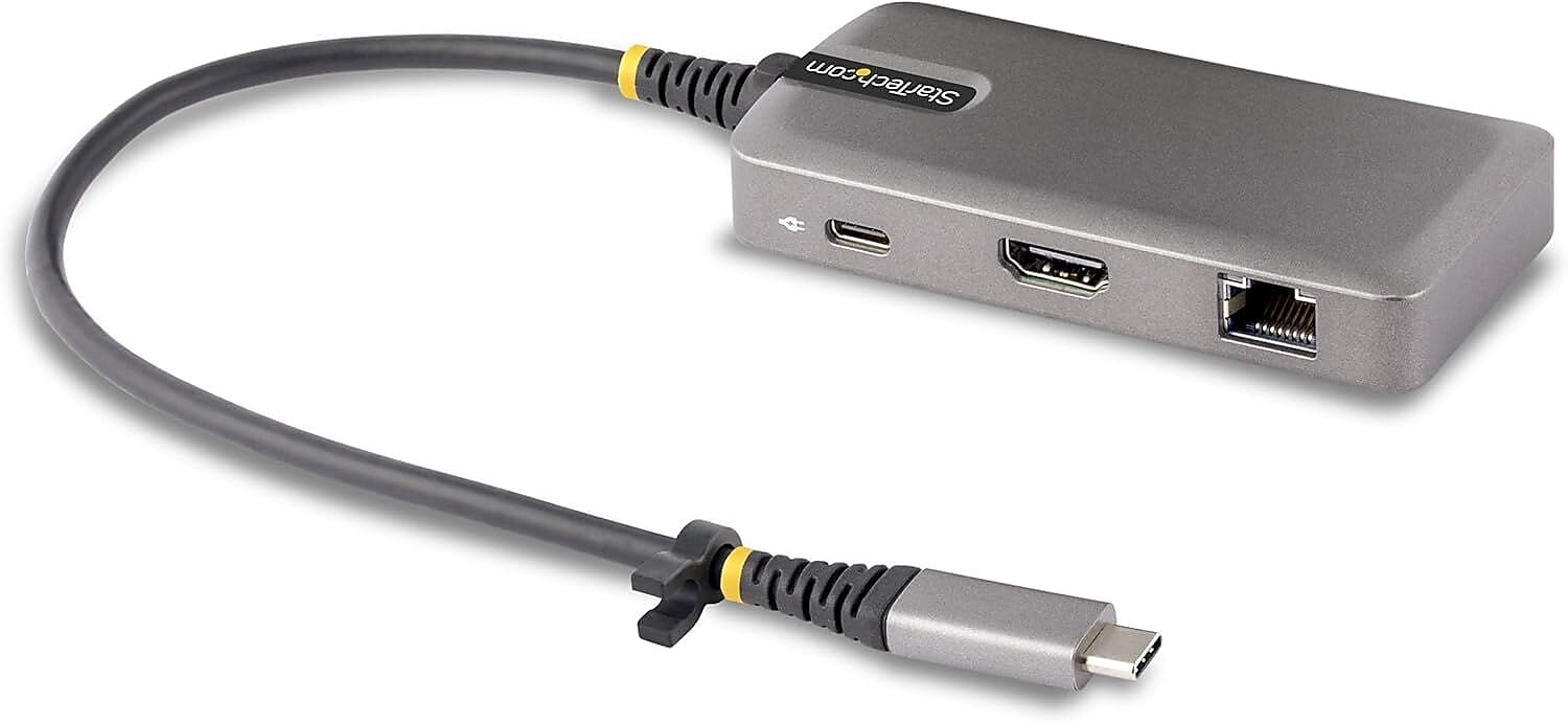 StarTech USB-C to HDMI Multiport Adapter, Space Gray (103B-USBC-MULTIPORT)