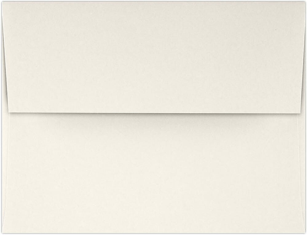 JAM Paper Self Seal Invitation Envelope 4 1/4" x 6 1/4", Natural, 50/Pack (4872-NPC-50)