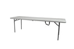 National Public Seating CMFIH Series 30" x 96" Fold-In-Half Folding Table, Grey (CMFIH3096)