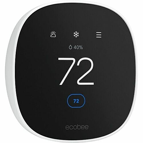 Ecobee Essential Wi-Fi Smart Thermostat, White/Black (EB-STATE7-01)