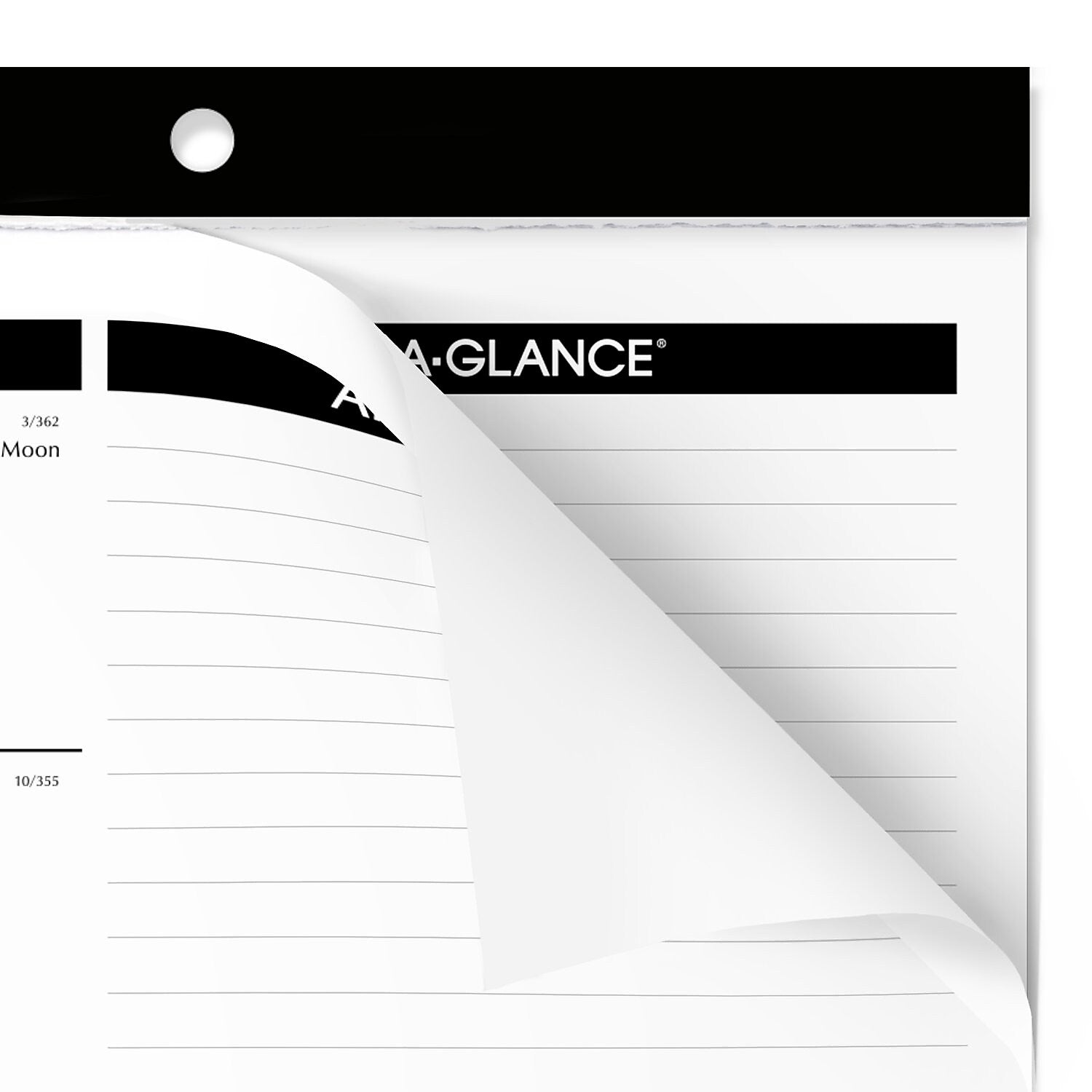 2026 AT-A-GLANCE 17.75" x 11" Monthly Desk Pad Calendar, White/Black (SK14-00-26)