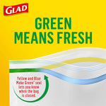 Glad Zipper Sandwich Bags, 50 Bags/Box (57263)
