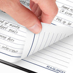 2025-2026 AT-A-GLANCE DayMinder 3.5" x 6" Academic Weekly Planner, Black (AY48-00-26)