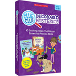 Scholastic Teaching Solutions Clue Club Decodable Mysteries Boxed Set, 10/Set (SC-9781546108207)