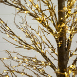 Nearly Natural 6-ft Pre-Lit Artificial Twig Tree with 480 Warm White LED Lights (T4929)