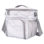 Bentgo Prep Deluxe Insulated Lunch Bag, White Marble (BGPRPBAG-WM)