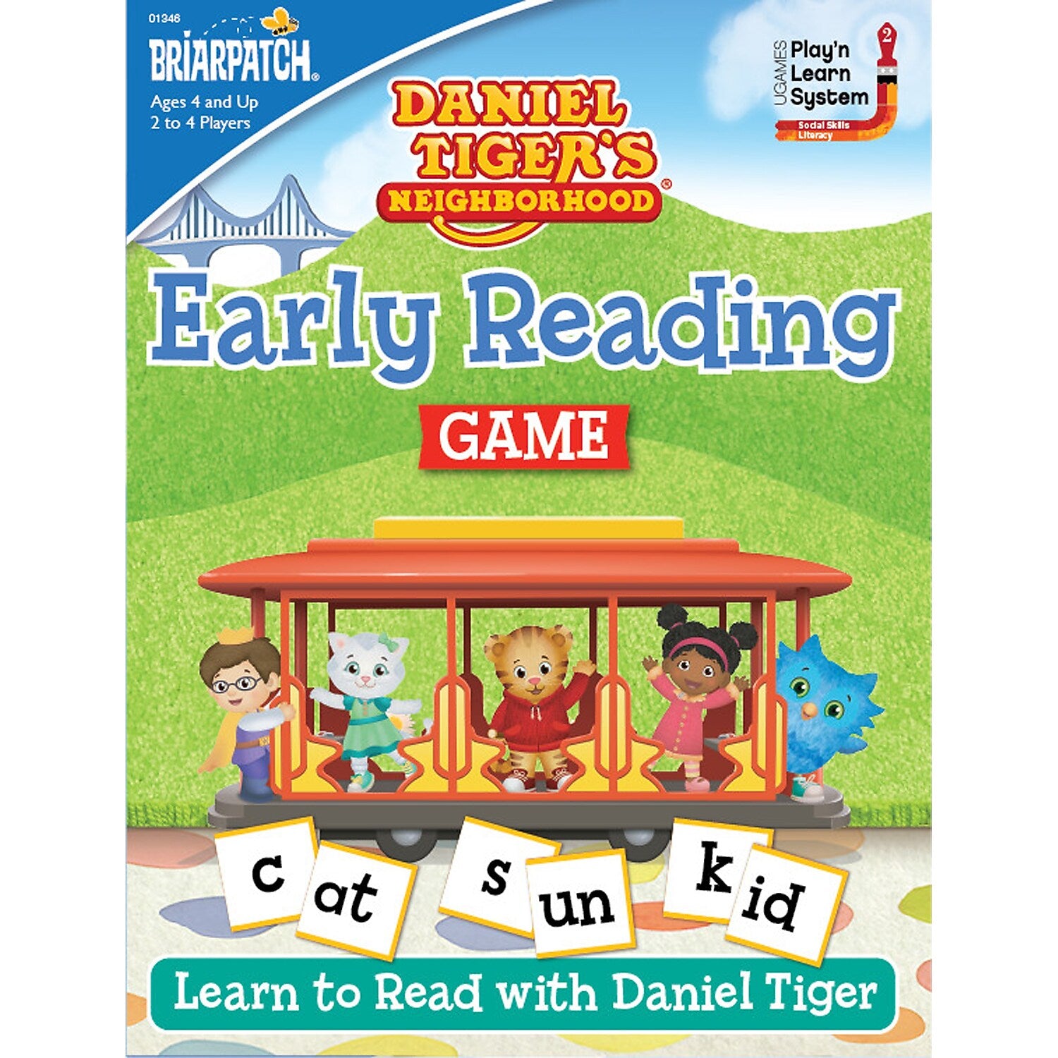 Briarpatch Daniel Tiger's Neighborhood Early Reading Game (UG-01346)