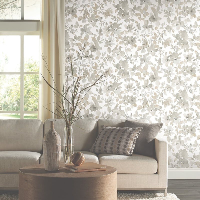 York Wallcoverings Watercolor Floral Peel and Stick Wallpaper (RMK11235WP)