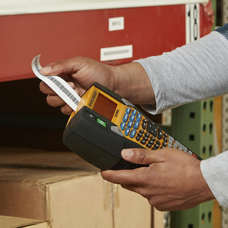DYMO Rhino 6000+ Rechargeable Thermal Industrial Label Maker, Black/Yellow (2122499)