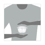 Dart SafeSeal Polyethylene Bowls, 16 fl oz, Clear, 240 Pieces/Carton (DCCCTR16BD)