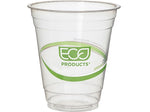 Eco-Products GreenStripe PLA Cold Cup, 12 oz., Clear/Green, 50 Cups/Pack, 20 Packs/Box (EP-CC12-GS)