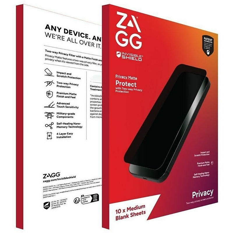 ZAGG InvisibleShield Protect Anti-Glare Privacy Filter & Screen Protector for Samsung Galaxy S25 Ultra (200211369)