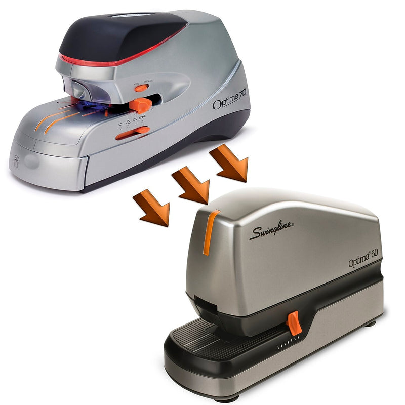 Swingline® Optima® Electric Stapler, 70 Sheet Capacity, Silver (48210)